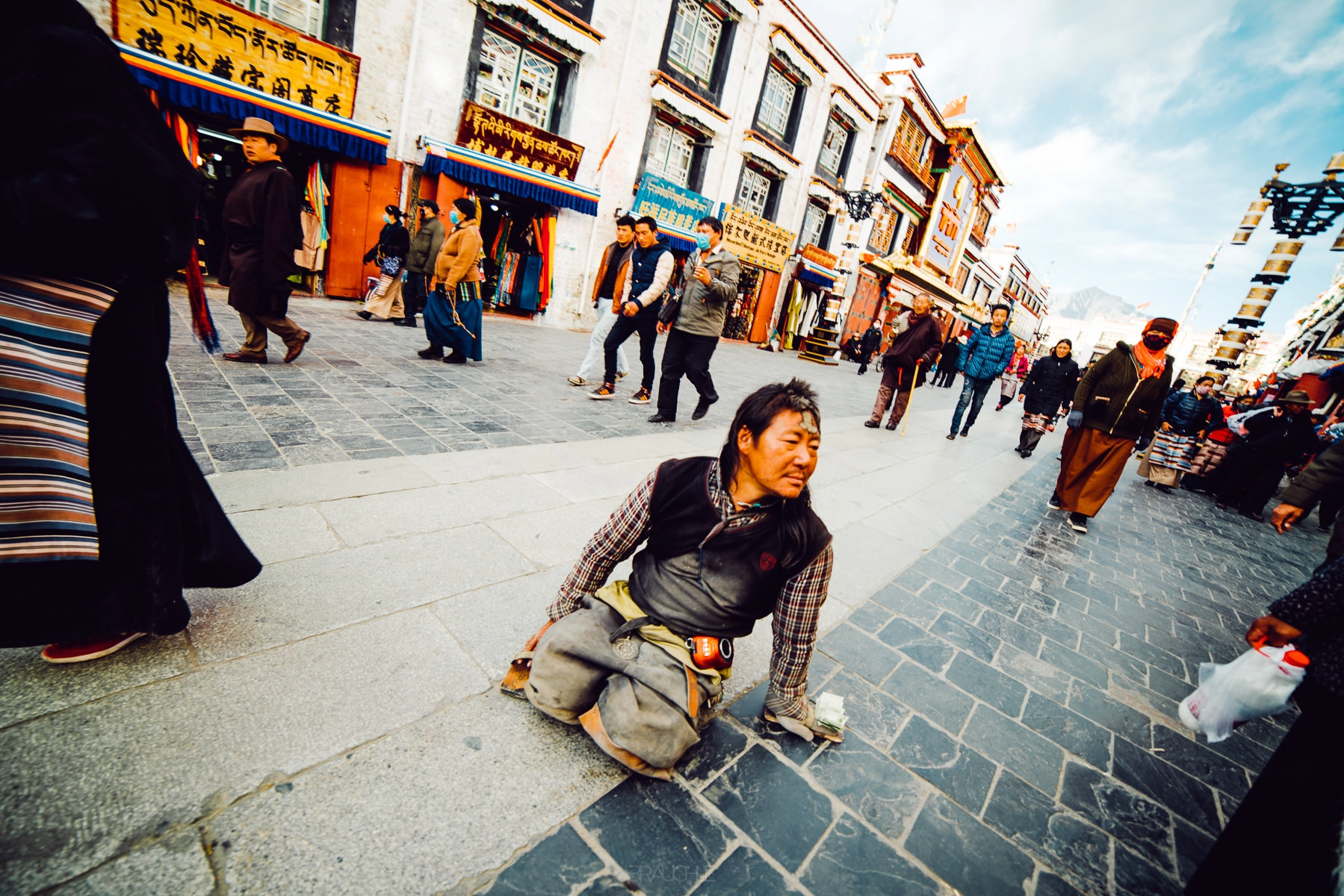 tibet lhasa barkhor square 0011 - Letzter Tag in Lhasa