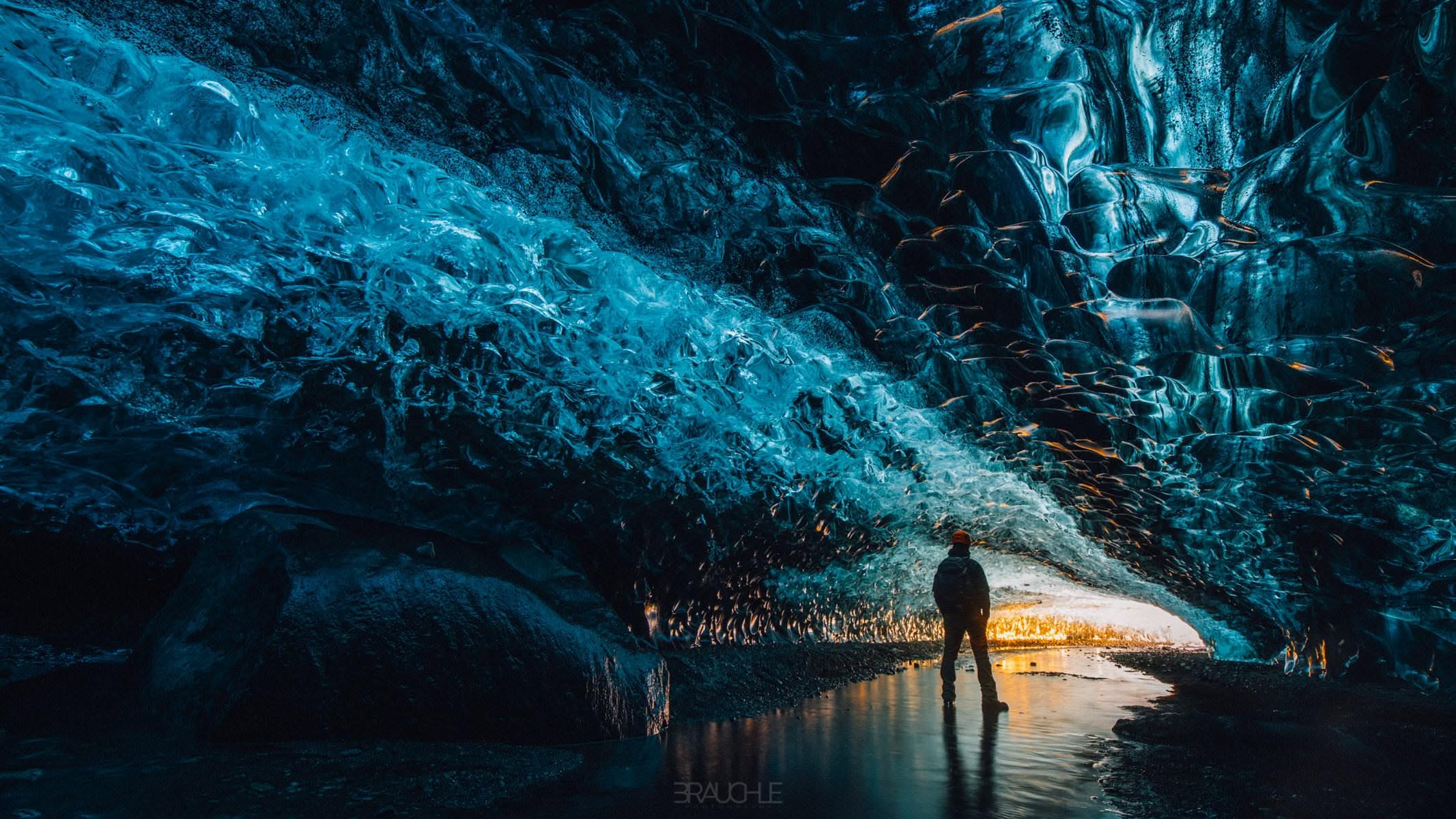 Eishöhlentour beim Jökulsarlon